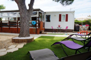 Mobil Home LATTES 4* 3Ch 2Sb 2Wc 5Vélos Clim
